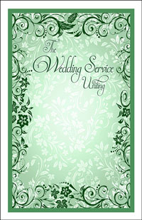 Wedding Program Cover Template 11C - Graphic 6